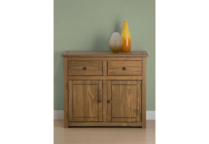 Birlea Santiago Distressed Waxed Finish Solid Pine 2 Door 2 Drawer Sideboard (5596182741158)