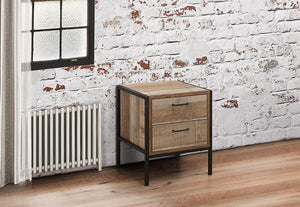 Birlea Urban 1 Drw 1 Drw Narrow 2 Drw Bedside Table/ Nightstand/ Bedside Cabinet (5600349323430)