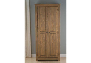 Birlea Santiago Solid Pine 2 Door Wardrobe and 3 Door Wardrobe (5600579977382)