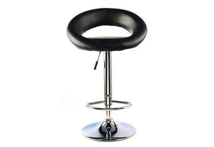 Heartlands Murry Black Lime Pink Red White PU w/ Chrome Base Bar Stool Set of 2 (7484315336878)