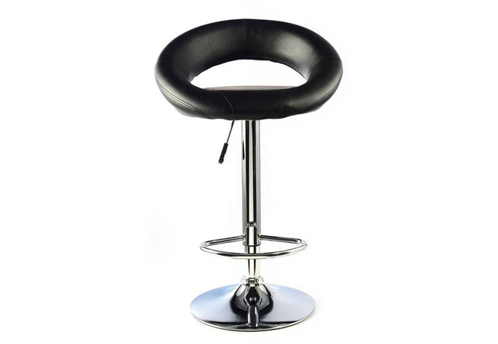 OSD Helsinki Black Lime Pink Red White PU w/ Chrome Base Bar Stool Set of 2