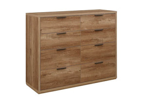 Birlea Stockwell Rustic Oak 4 Over 2 Chest, 4 Drawer Chest and Merchant Chest (5600699908262)