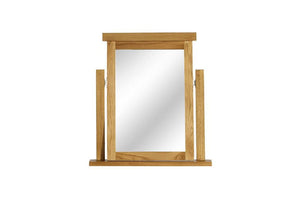 Birlea Woburn Oak Veneer Solid Oak Dressing Table Mirror (5596251979942)