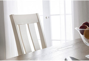 Julian Bowen Pembroke Solid Wood Ivory Laquer Dining Chair (5635521052838)