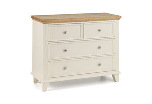 Julian Bowen Portland Stone White 3 + 2 Drawer 4 + 2 Drawer Chests (5644522094758)