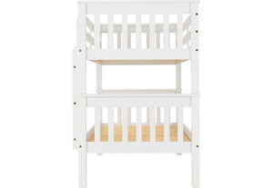 Seconique Neptune Oak & White Bunk Bed (5649286496422)