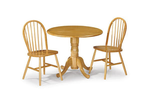 Julian Bowen Dundee Honey Round Dining Table (5801664938150)