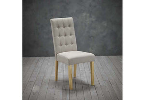 LPD Furniture Roma Beige, Grey, Plum, Teal & Green Fabric Dining Chair (6074524008622)