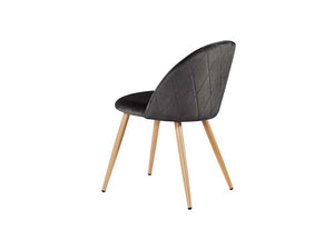 LPD Furniture Venice Black, Green, Grey & Pink Fabric Dining Chair (6074423804078)