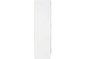 Seconique Nevada Grey, Oyster, Sonoma Oak and White 2 Door 1 Drawer Wardrobe (5762520842406)