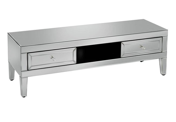 Birlea Valencia Mirrored Bevelled Glass TV Cabinet