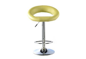 Heartlands Murry Black Lime Pink Red White PU w/ Chrome Base Bar Stool Set of 2 (7484315336878)