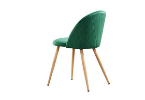 LPD Furniture Venice Black, Green, Grey & Pink Fabric Dining Chair (6074423804078)
