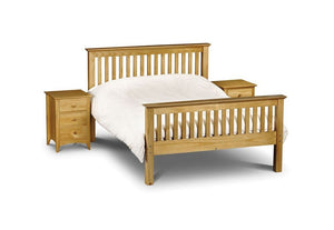 Julian Bowen Barcelona High Foot End Wooden Bed 3FT Single 4FT6 Double 5FT King (5641471819942)