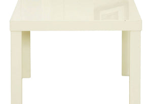 LPD Furniture Puro High Gloss White, Charcoal, Cream and Stone End/Lamp Table (6164281786542)