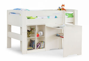 Julian Bowen Pluto Stone White & Dove Grey Mid Sleeper (6660592009390)