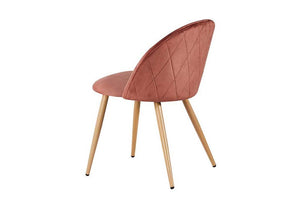 LPD Furniture Venice Black, Green, Grey & Pink Fabric Dining Chair (6074423804078)