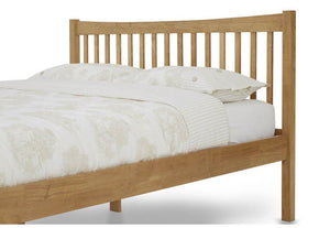 Serene Alice Honey Oak Opal White Hevea Wooden Bed 3FT 4FT Double 5FT 6FT (6677628780718)