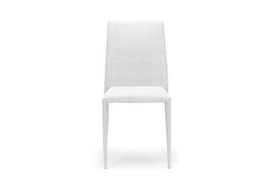 Julian Bowen Jazz Black, White and Stone Faux Leather Dining Chair (5633964474534)