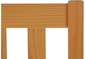 Seconique Carlow Solid Antique Pine Wooden Bed 3FT Single-90cm 4FT6 Double-135cm (5669317804198)