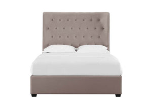 LPD Belgravia Cappuccino Grey Upholstered Ottoman Bed Double King & Super King (6257480335534)