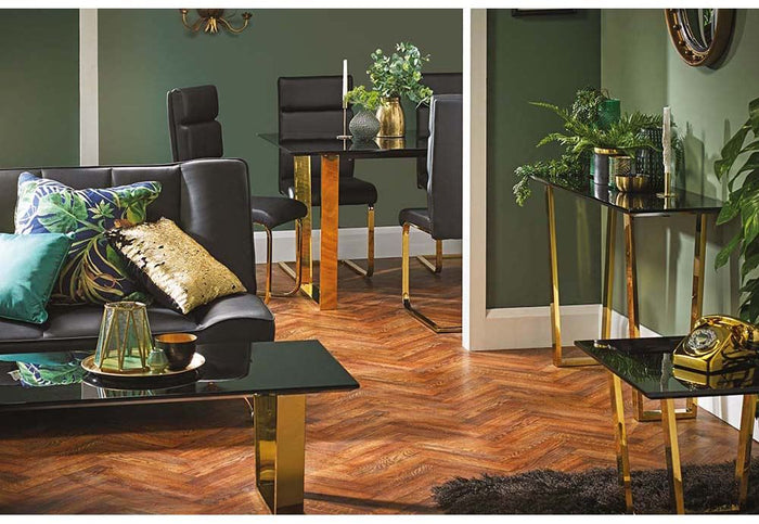 LPD Furniture Antibes Black High Gloss Coffee Table