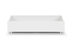 Julian Bowen Manhattan White Wooden Bookcase Bed with Underbed Drw 3FT Single (6570336092334)