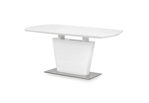 Julian Bowen Como White High Gloss Extending Dining Table (5801757606054)