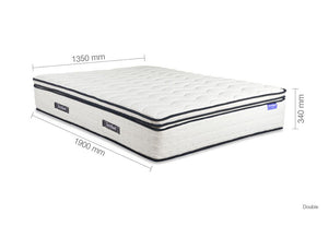 Birlea Sleepsoul Space 2000 Pocket Sprung Boxtop Small Double 4FT6 Double King (5786174750886)