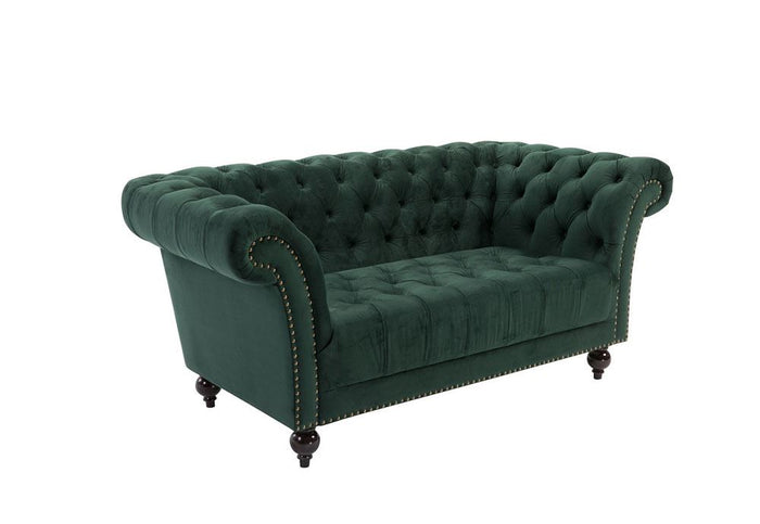 Birlea Chester 2 Seater 3 Seater Green,Grey and Midnight Blue Upholstered Sofa