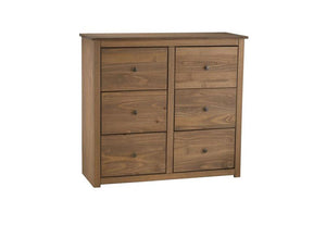 Birlea Santiago Solid Pine 2 Over 2 Chest,4 Drawer, 5 Drawer and 6 Drawer Chets (5600476463270)