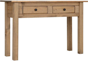 Seconique Panama Natural Wax 2 Drawer Console Table (5759182930086)