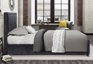 Birlea Hannover Upholstered Fabric Bed 4FT Small Double 4FT6 Double and 5FT King (5597374087334)