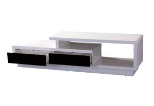 Heartlands Abberly Black & White High Gloss TV Cabinet (7472300294318)