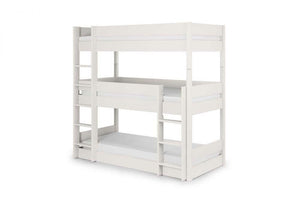 Julian Bowen Trio Grey Anthracite Surf White Triple Sleeper Bunk Bed (6976281116846)