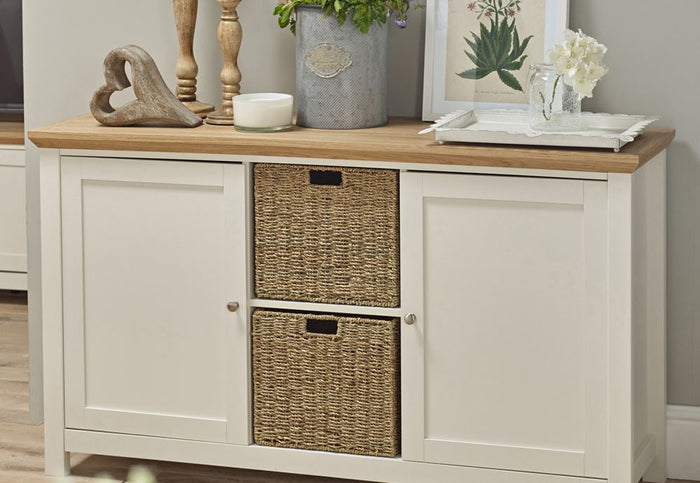 LPD Furniture Cotswold Oak/Grey and Oak/Cream Sideboard