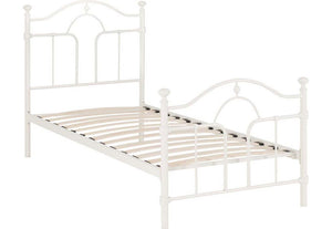 Seconique Keswick Cream Metal Bed 3FT Single - 90cm 4FT6 Double - 135cm (5674859724966)