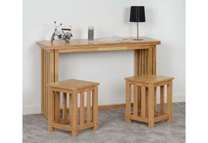 Seconique Richmond Oak Varnish Stool (5759345787046)