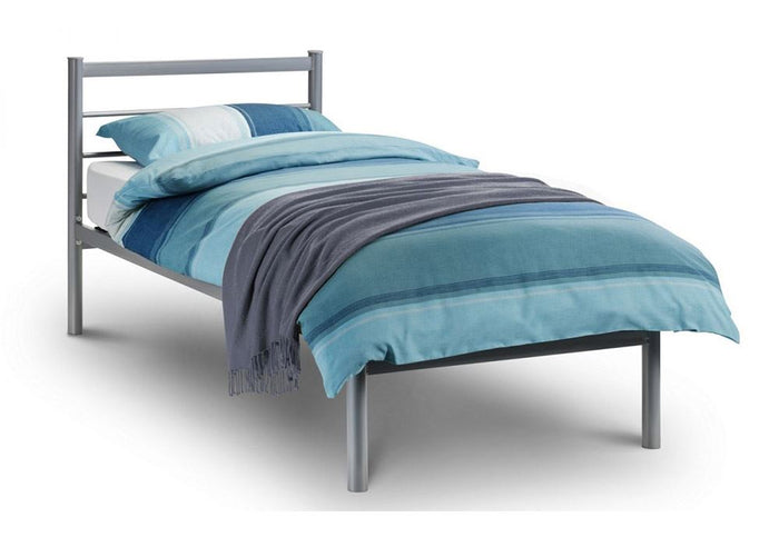 Julian Bowen Alpen Aluminium Metal Bed 2FT6 3FT Single Small Double 4FT6 Double