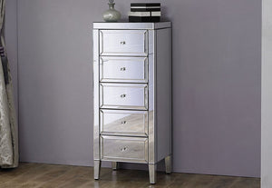 Birlea Valencia Mirrored 3 Over 2 Drawer, 3 Drawer, 5 Drawer and 6 Drawer Chest (5600409419942)
