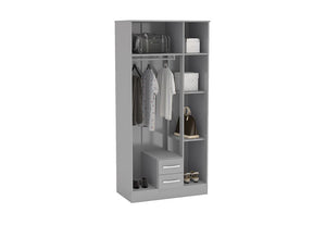 Birlea Lynx High Gloss 3 Door 2 Drawer with Mirror (5600565919910)