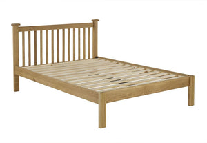 Birlea Woburn Oak Veneer Wooden Bed Frame 4FT6 Double and 5FT King Size (5597559718054)