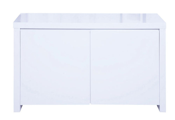 LPD Furniture Puro High Gloss White, Charcoal, Cream and Stone Sideboard