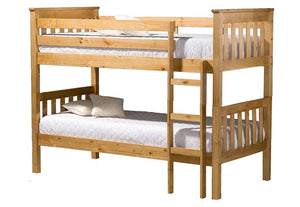 Birlea Portland Antique Pine and White Bunk Bed (5629889347750)