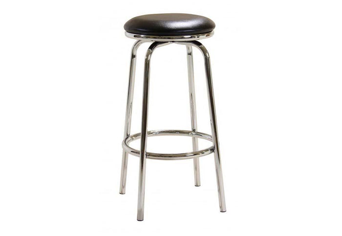OSD Cologne Chrome Swivel No Back Bar Stool BM-010P