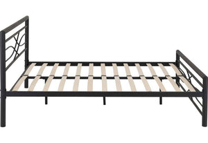 Seconique Kelly Black Metal Bed 3FT Single - 90cm 4FT6 Double - 135cm (5674849796262)