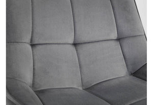 Julian Bowen Hadid Grey & Green Velvet Dining Chair (7582911922350)