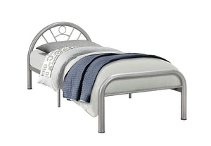 Birlea Solo Silver Steel Metal Bed Frame 3FT Single - 90cm (5595933868198)