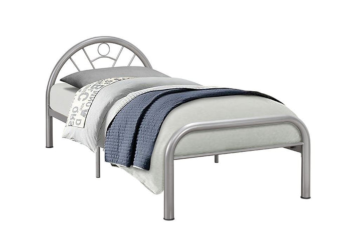 Birlea Solo Silver Steel Metal Bed Frame 3FT Single - 90cm