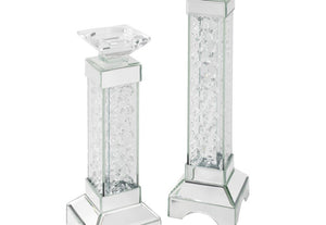 LPD Furniture Valentina Mirrored Large & Small Candle Holder (6605150683310)